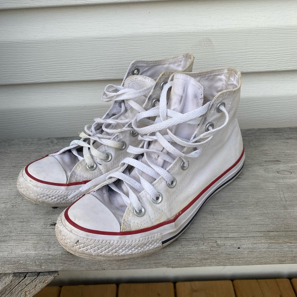 White high top converse